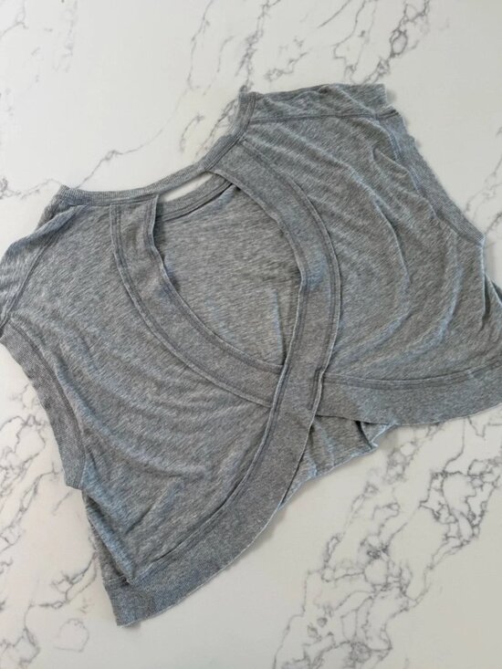 FP Movement by Free People Tops - FP Movement by Free People My Time Tee - Heather Grey - Size Medium